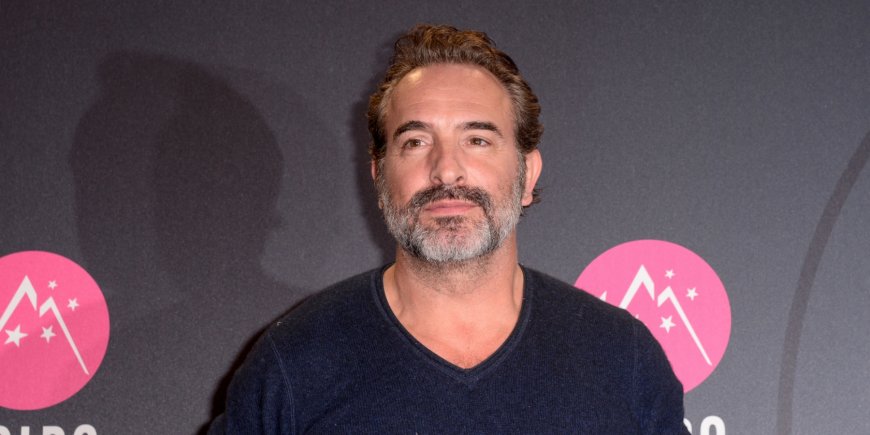 Jean Dujardin à la cérémonie de clôture du 21e Festival du film de L'Alpe d'Huez, le 20 janvier 2018.