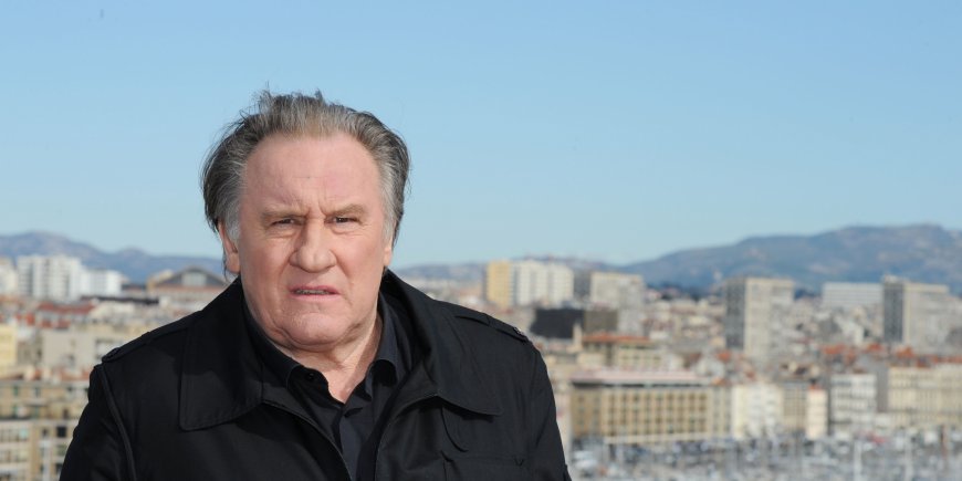 Gérard Depardieu lors de la présentation de la saison 2 de la série