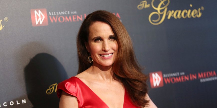 Andie McDowell lors des Gracie Awards à Los Angeles, le 20 mai 2014.