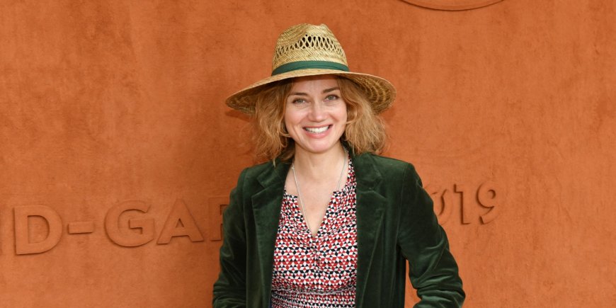Marine Delterme au village de Roland-Garros, à Paris, le 2 juin 2019.