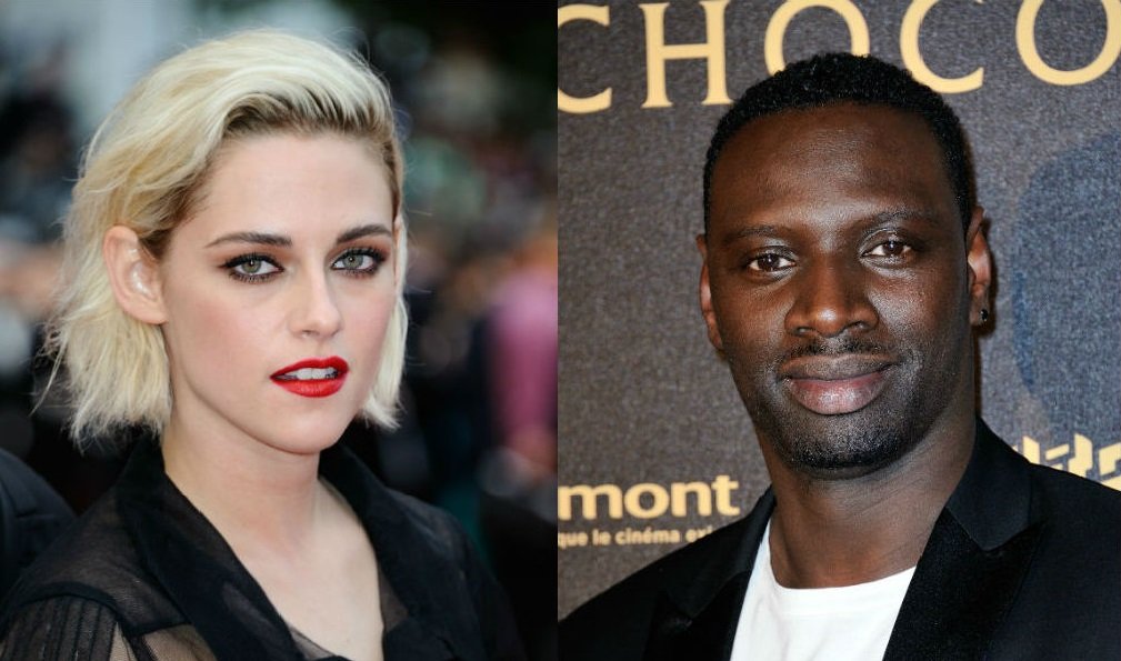 Kristen Stewart lors de la montée des marches de[ITALIC] Cafe Society[/ITALIC] à Cannes en mai 2016 / Omar Sy à l'avant-premiere de [ITALIC]Chocolat[/ITALIC] à Paris en février 2016