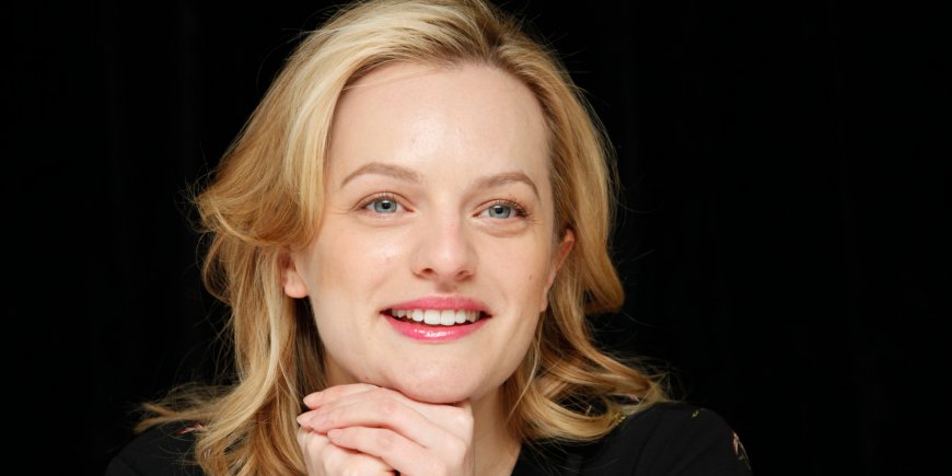 Elisabeth Moss en conférence de presse pour la série
