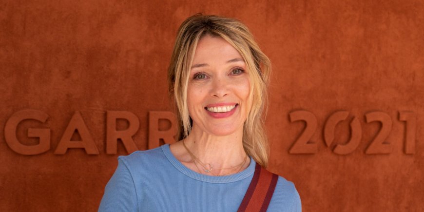 Anne Marivin lors du French Open pendant Roland Garros à Paris, le 13 juin 2021.