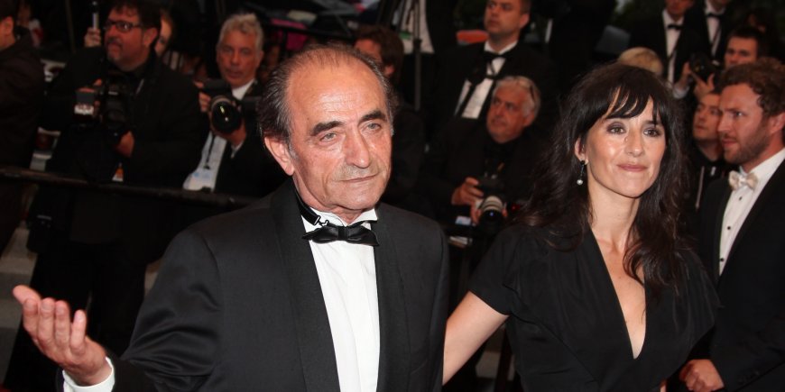 Richard et Romane Bohringer lors du Festival de Cannes 2012.