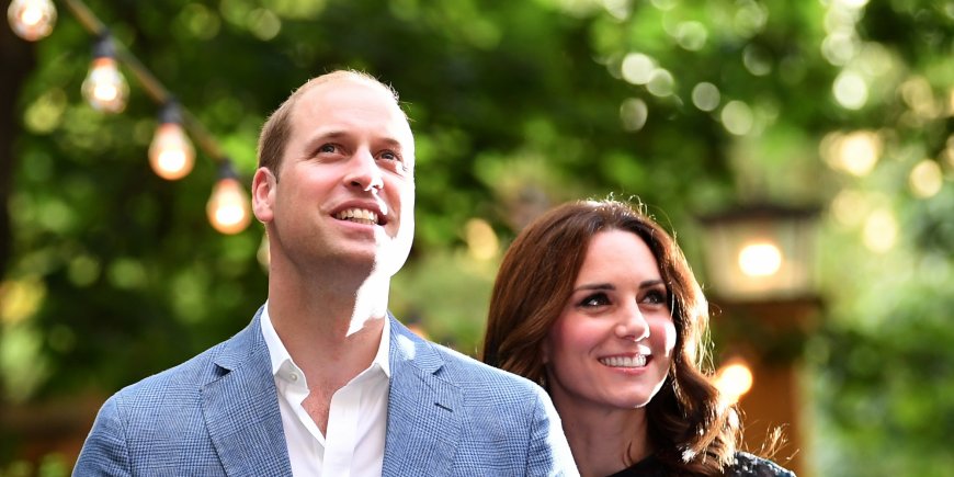 Le prince William et Kate Middleton lors d'une réception au Clarchens Ballhaus à Berlin, le 20 juillet 2017.