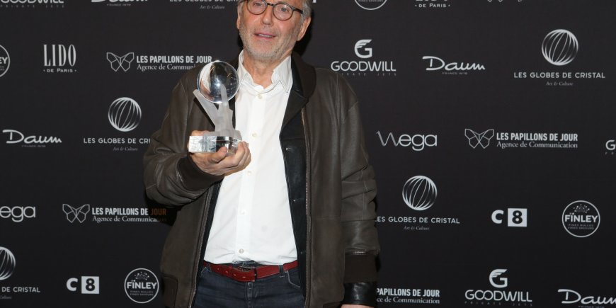 Fabrice Luchini lors de la 11e cérémonie des Globes de Cristal au Lido à Paris, le 30 janvier 2017.