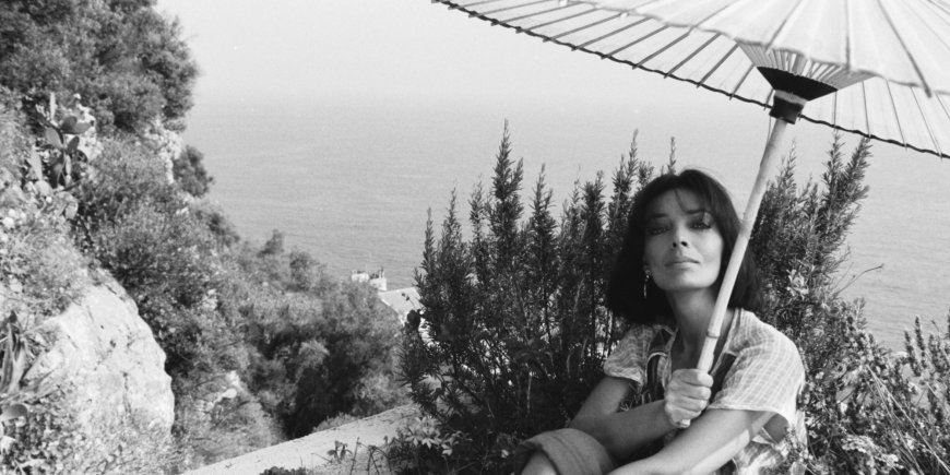 Marie Laforêt pose en 1984.