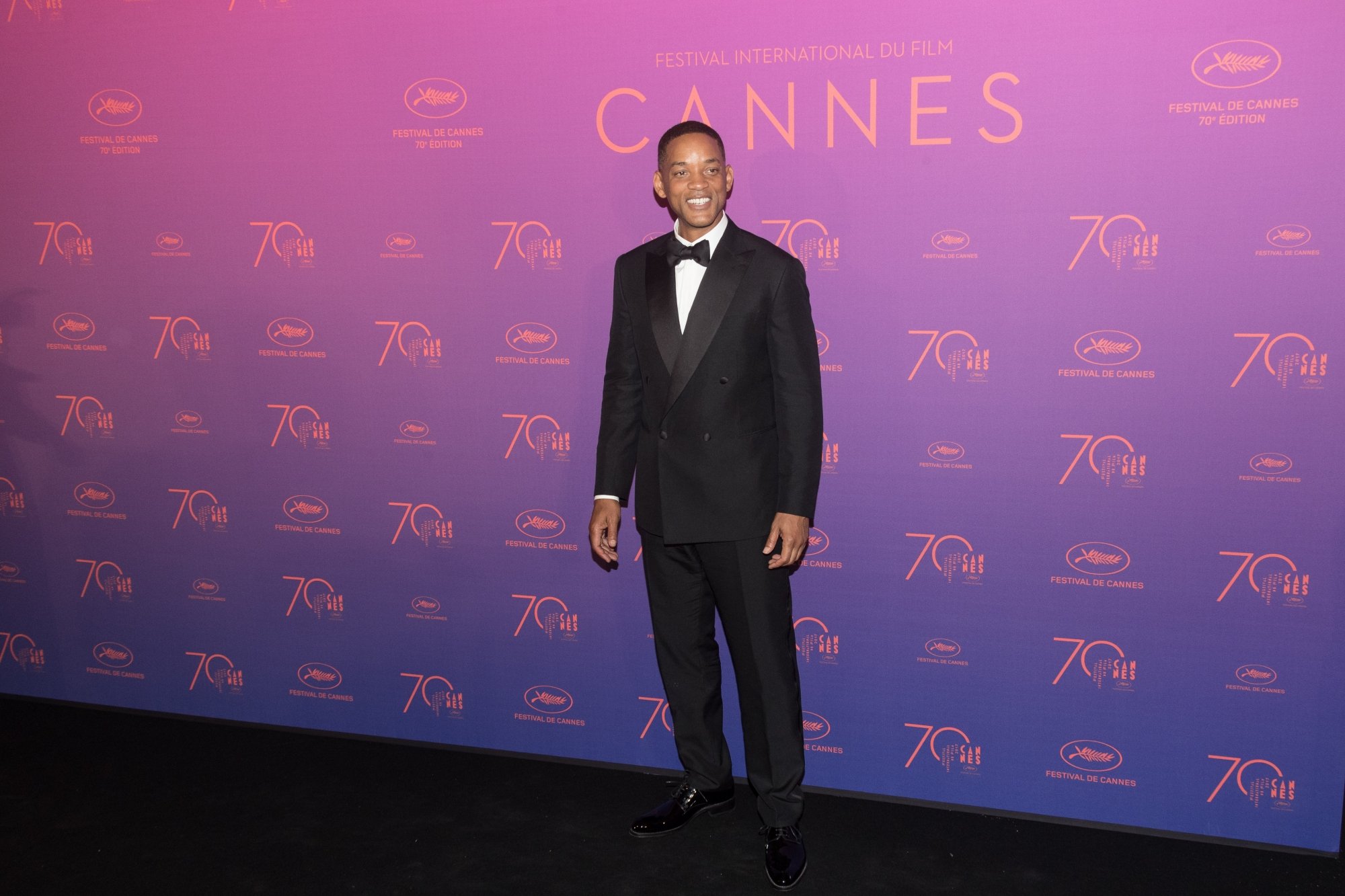Will Smith à la cérémonie d'ouverture du Festival de Cannes, le 17 mai 2017.