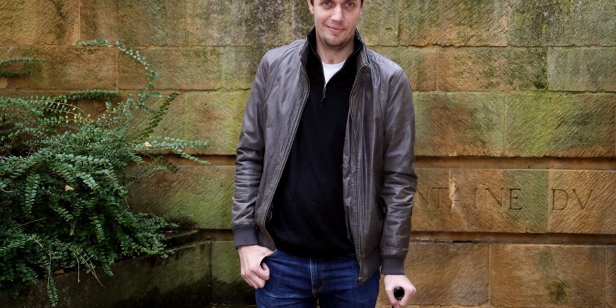 Grand Corps Malade à la 25e édition du Festival du film de Sarlat, le 10 novembre 2016.
