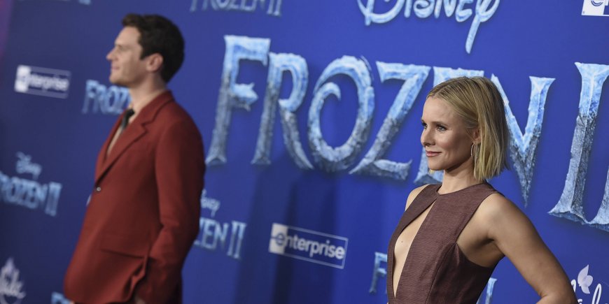 Kristen Bell et Jonathan Groff à l'avant-première mondiale de