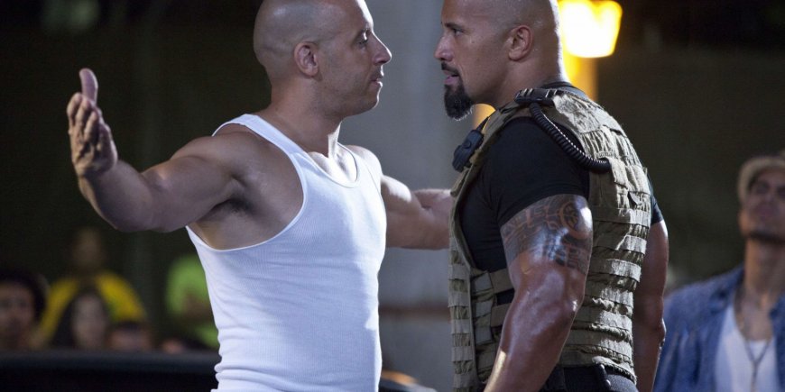 Vin Diesel et Dwayne Johnson dans
