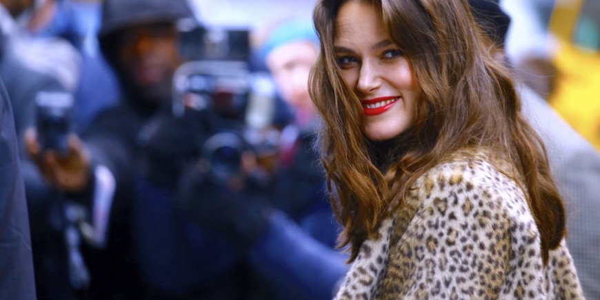 Keira Knightley aux studio AOL pour la promotion du film