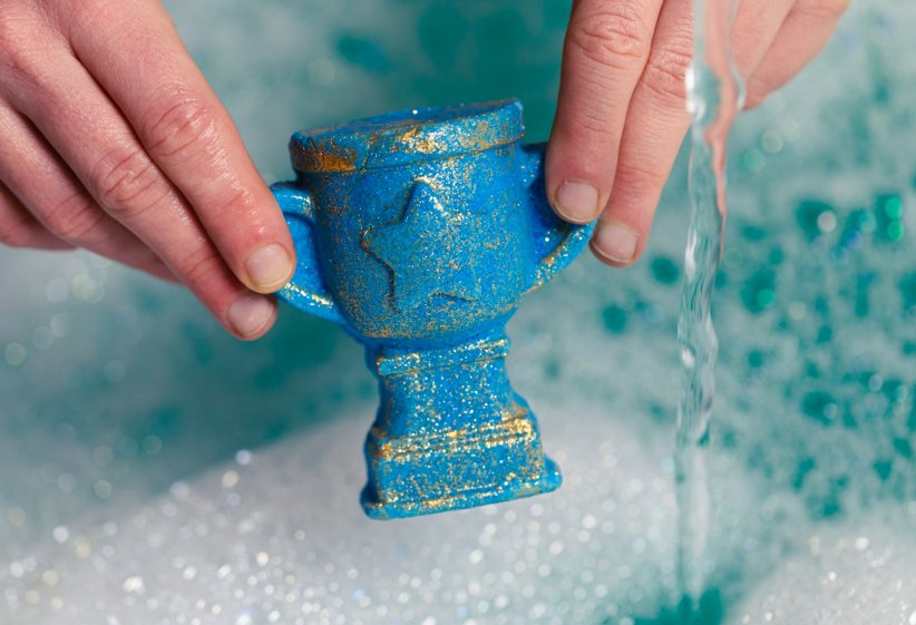 Un original trophée de bain Un original trophée de bain