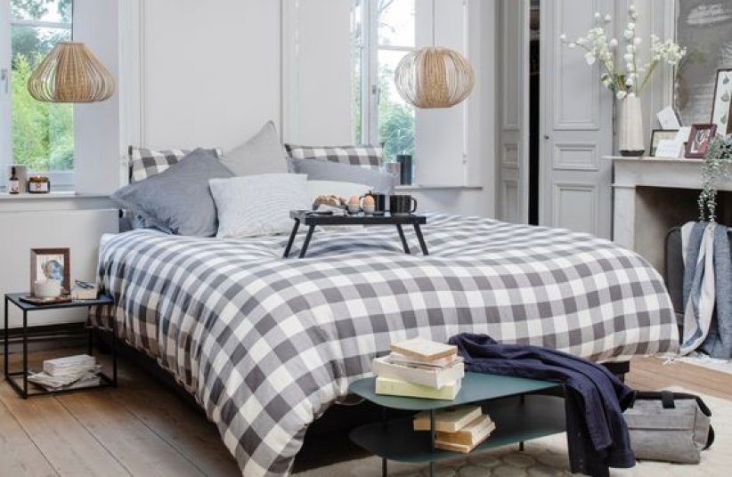 Une parure de lit simple et tendance Une parure de lit simple et tendance