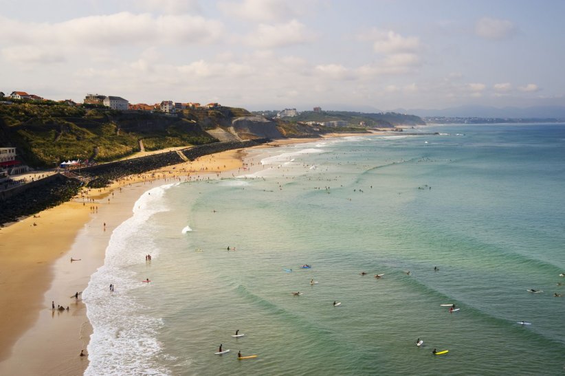 La Côte des Basques à Biarritz La Côte des Basques à Biarritz