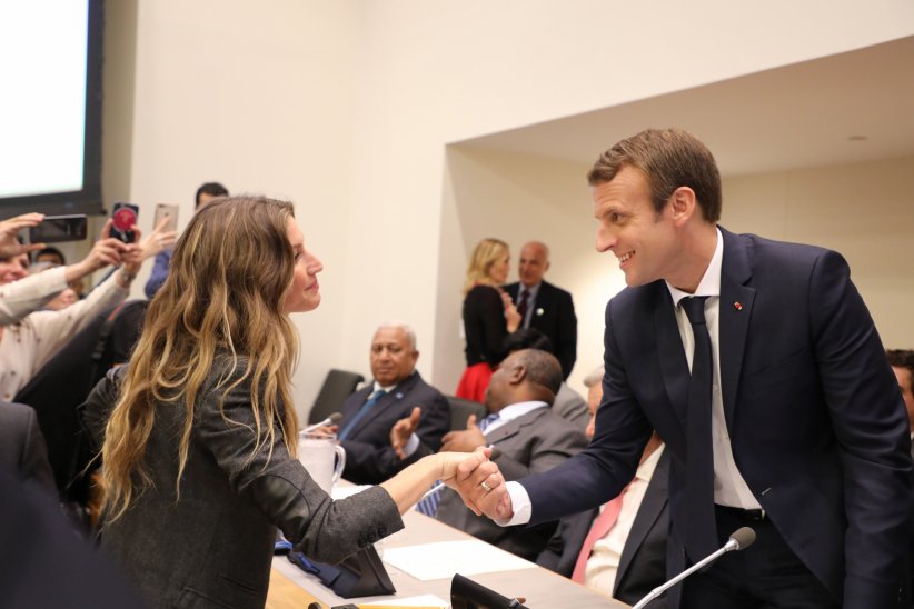 Gisele Bündchen rencontre Emmanuel Macron Gisele Bündchen rencontre Emmanuel Macron