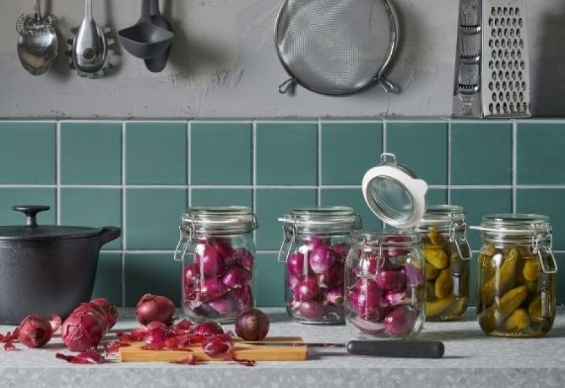 Des pots en verre pour un air de campagne Des pots en verre pour un air de campagne