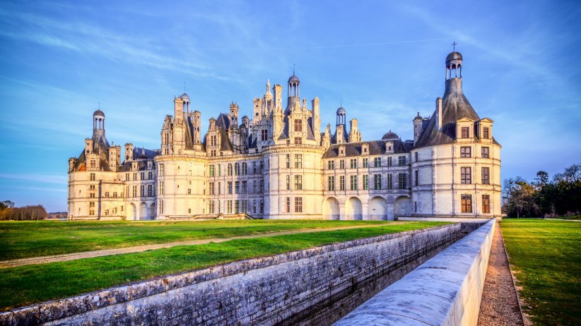 Le château de Chambord. Le château de Chambord.