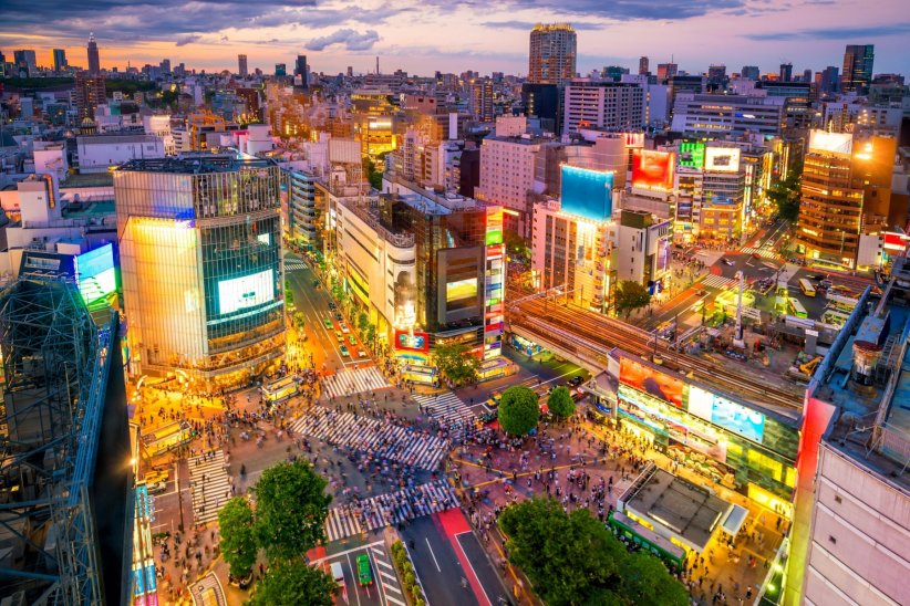 Shibuya, à Tokyo, et ses nombreuses boutiques Shibuya, à Tokyo, et ses nombreuses boutiques