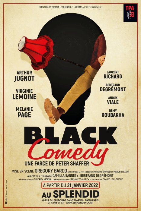 "Black Comedy" : du rire à n'en plus finir "Black Comedy" : du rire à n'en plus finir