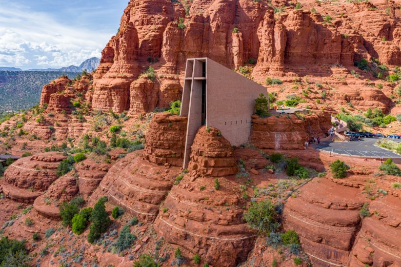 La Chapelle Sainte-Croix de Sedona aux États-Unis La Chapelle Sainte-Croix de Sedona aux États-Unis