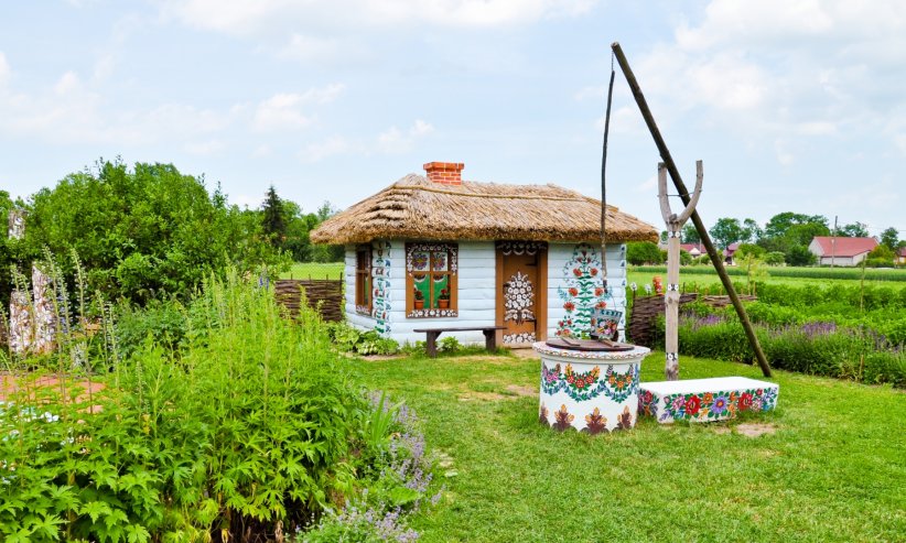 Le village fleuri de Zalipie Le village fleuri de Zalipie