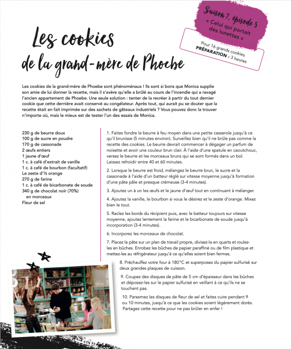 "Friends : le livre de cuisine officiel" (Éditions Mana Books) "Friends : le livre de cuisine officiel" (Éditions Mana Books)