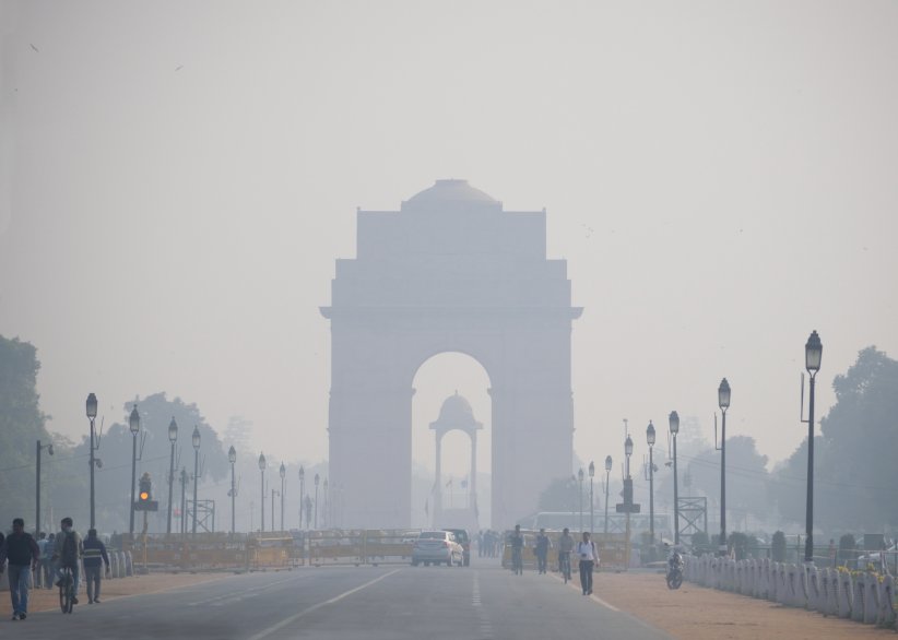 Delhi : un air saturé par les particules fines Delhi : un air saturé par les particules fines