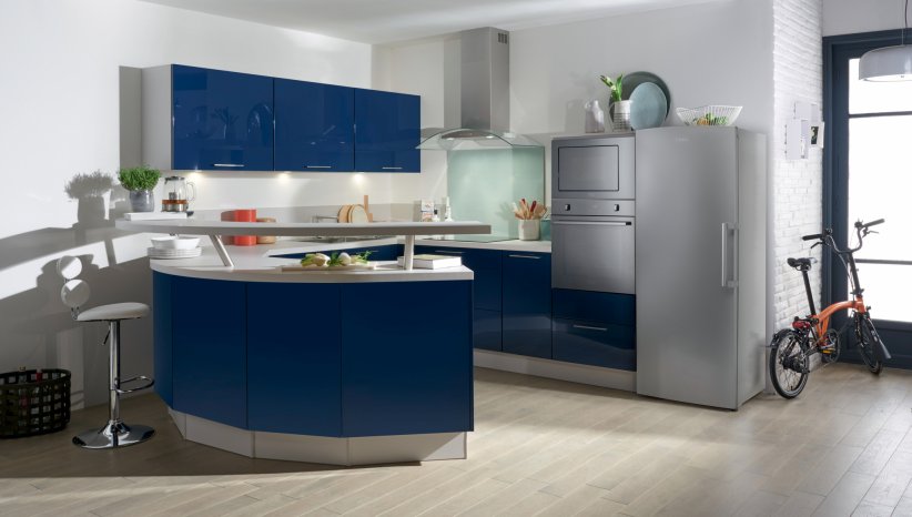 Du bleu dans la cuisine Du bleu dans la cuisine
