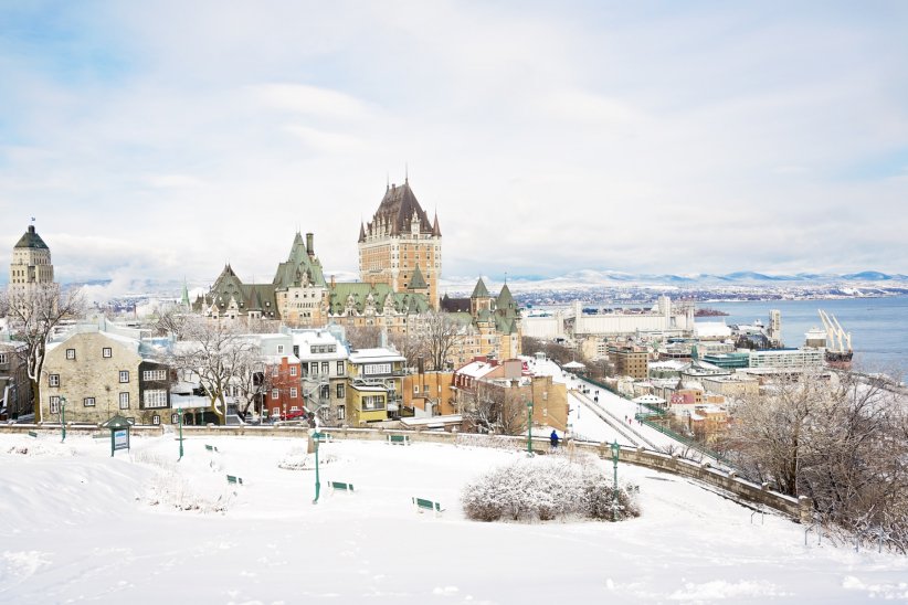 Le château Frontenac, à Québec Le château Frontenac, à Québec