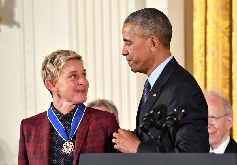 Ellen DeGeneres reçoit la médaille de la Liberté Ellen DeGeneres reçoit la médaille de la Liberté