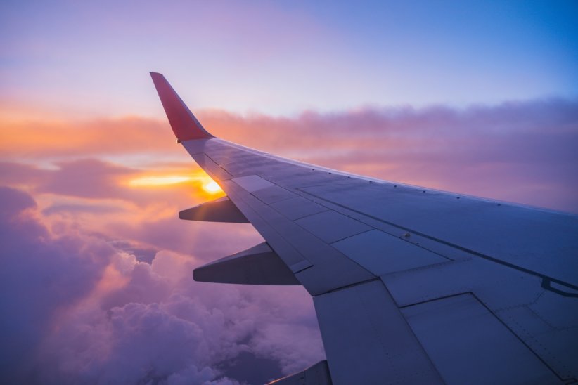 2) L'avion pour un vol intérieur 2) L'avion pour un vol intérieur