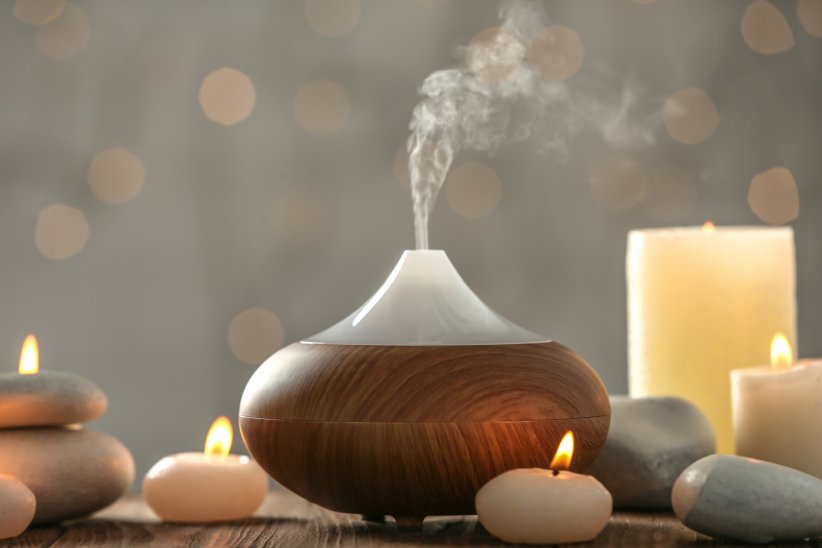 Un diffuseur d'huiles essentielles Un diffuseur d'huiles essentielles