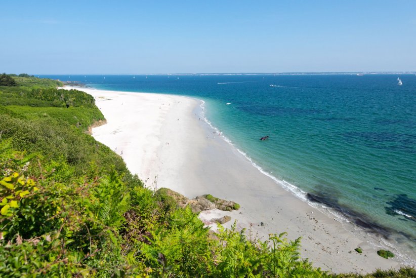 La plage des Grands Sables à Groix La plage des Grands Sables à Groix
