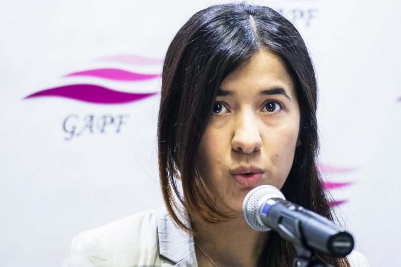 Nadia Murad, ancienne esclace sexuelle de Daesh, reçoit le prix des droits de l'Homme Nadia Murad, ancienne esclace sexuelle de Daesh, reçoit le prix des droits de l'Homme