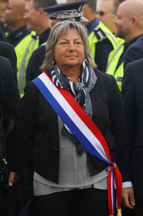 Natacha Bouchart à Calais le 20 août 2015. Natacha Bouchart à Calais le 20 août 2015.