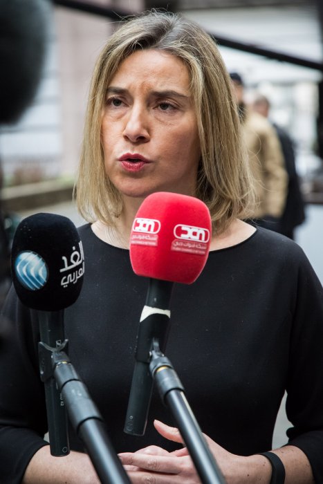Federica Mogherini s'exprime après les attentats de Bruxelles Federica Mogherini s'exprime après les attentats de Bruxelles