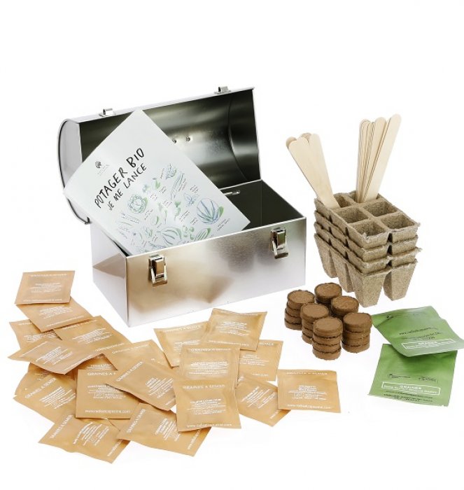 Un coffret potager bio pour réaliser soi-même ses récoltes Un coffret potager bio pour réaliser soi-même ses récoltes
