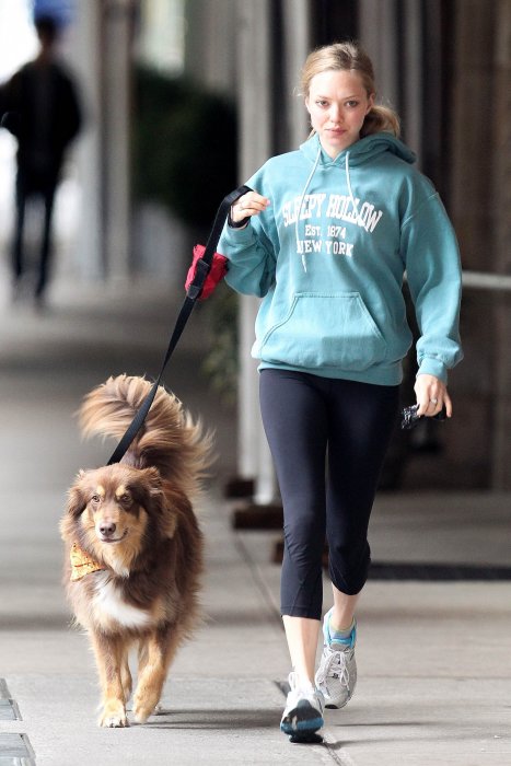 Amanda Seyfried : une runneuse qui a du chien ! Amanda Seyfried : une runneuse qui a du chien !