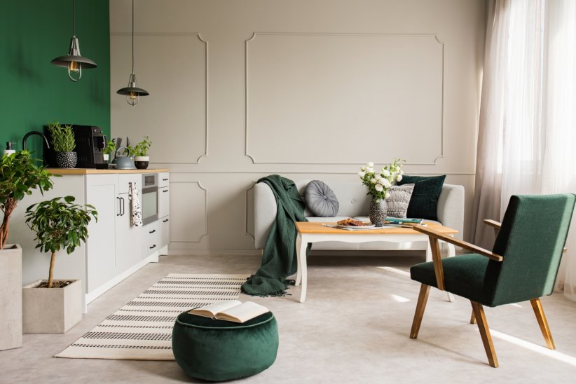Le pouf en velours pour une touche minimaliste Le pouf en velours pour une touche minimaliste