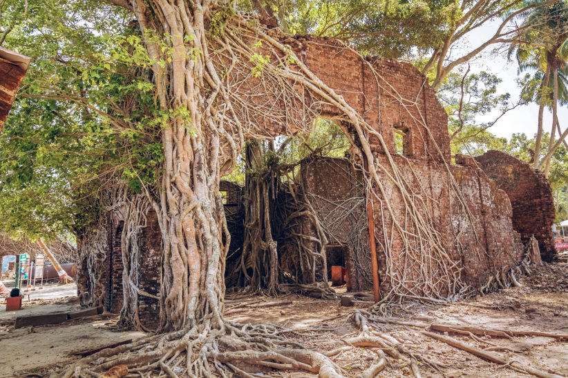 Les ruines de Ross Island en Inde Les ruines de Ross Island en Inde