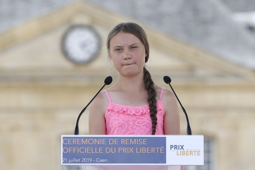 Greta Thunberg en route pour les États-Unis Greta Thunberg en route pour les États-Unis