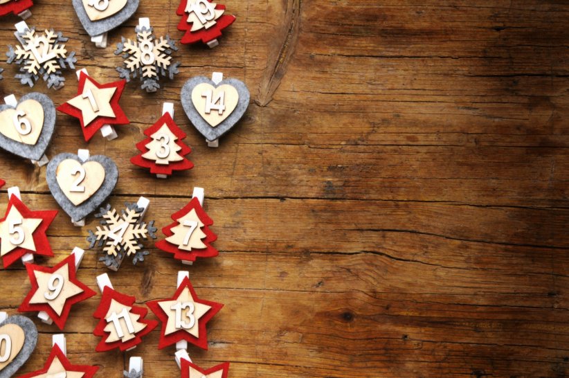 Un calendrier de l'Avent réutilisable Un calendrier de l'Avent réutilisable