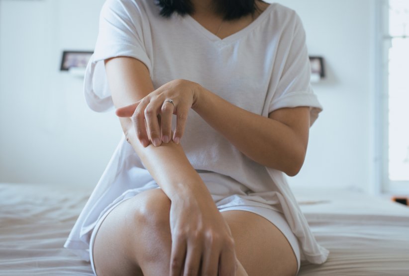 Une zone de peau ou une masse qui démange Une zone de peau ou une masse qui démange