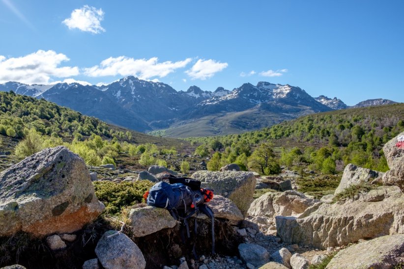 Le GR20, célèbre itinéraire corse Le GR20, célèbre itinéraire corse