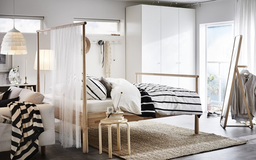 Une tête de lit légère et épurée Une tête de lit légère et épurée
