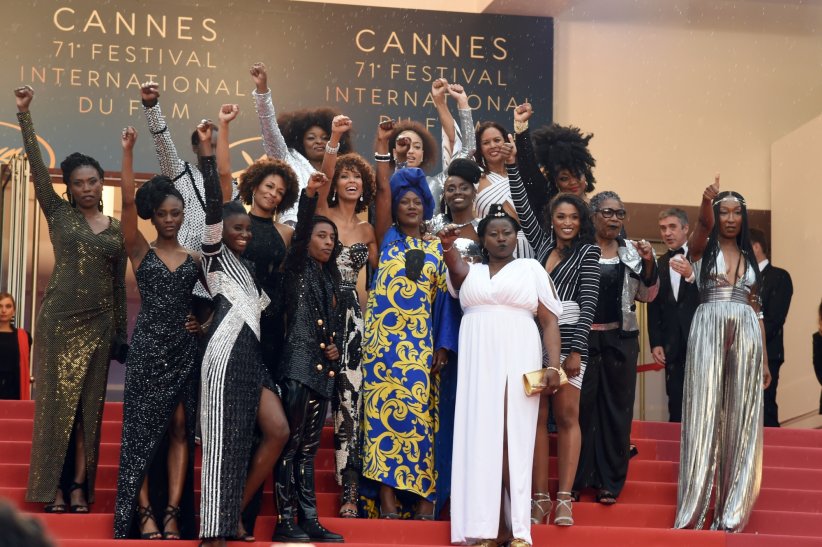 Les femmes de "Noire n'est pas mon métier" à Cannes Les femmes de "Noire n'est pas mon métier" à Cannes