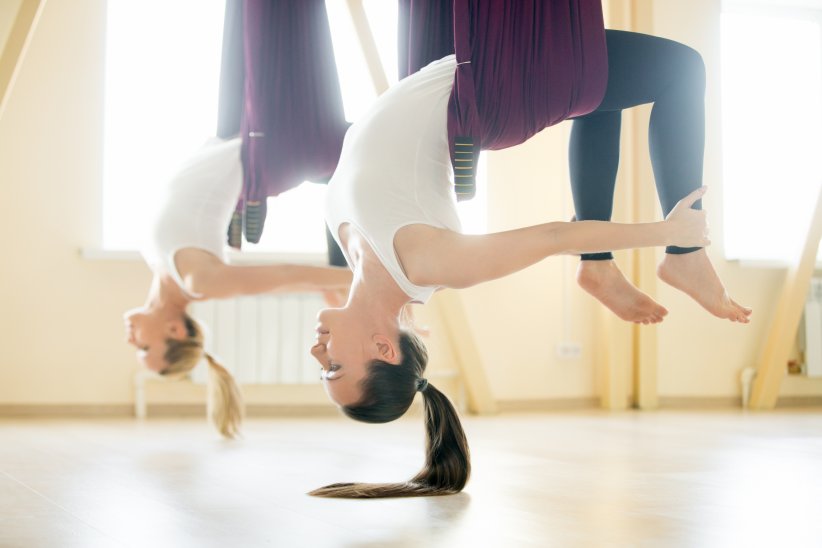 Le Fly yoga, pour défier la gravité Le Fly yoga, pour défier la gravité