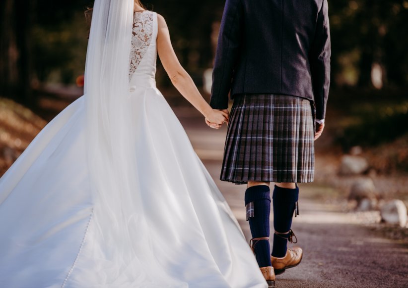 En Écosse, on lance des pièces durant les mariages En Écosse, on lance des pièces durant les mariages