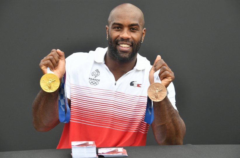 Teddy Riner : la même ceinture depuis le début Teddy Riner : la même ceinture depuis le début